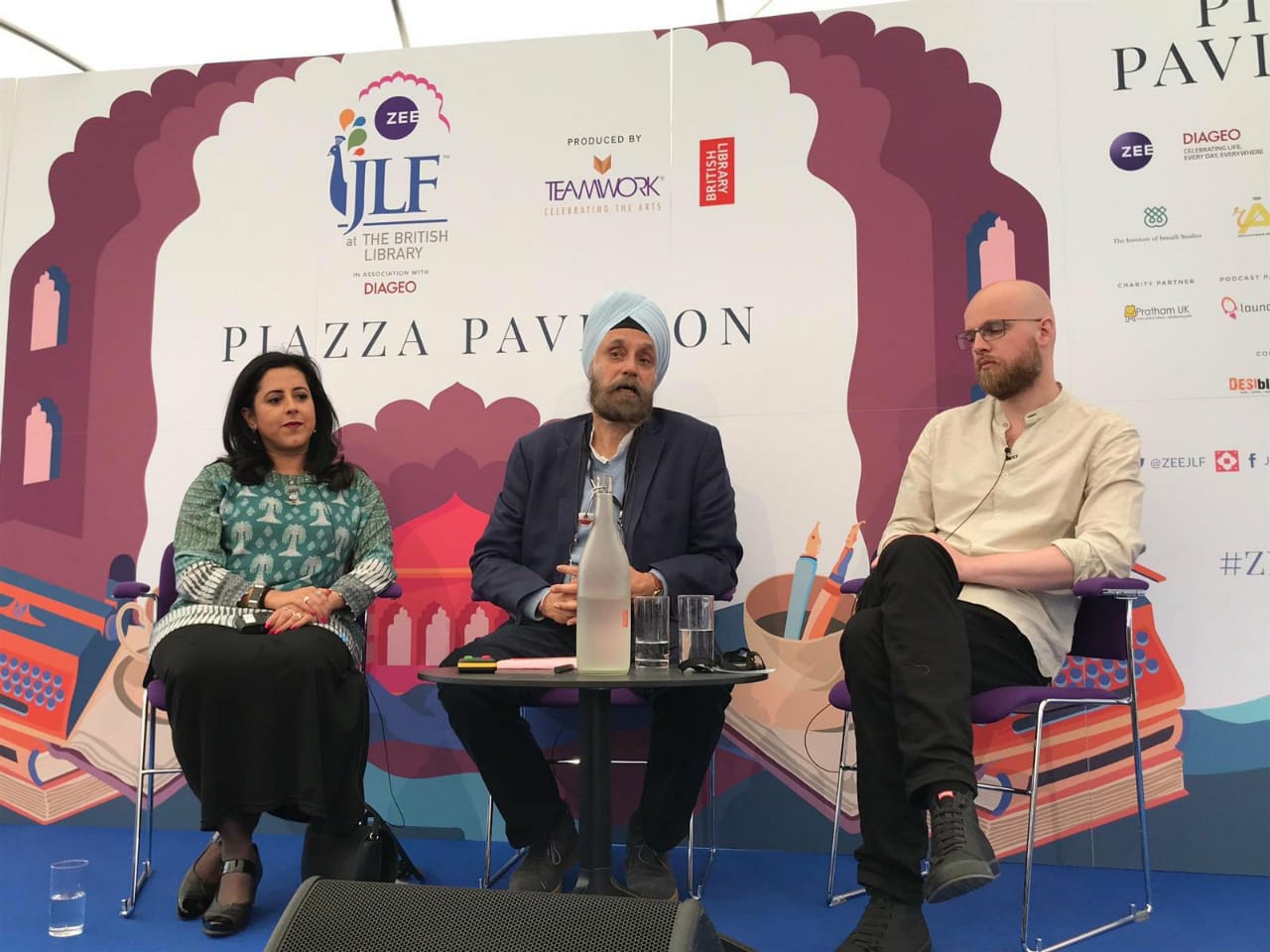 ZEE JLF at The British Library Saturday 15 Session 19: Amritsar and the Patient Assassin Anita Anand, Kim A. Wagner chaired by Navtej Sarna
