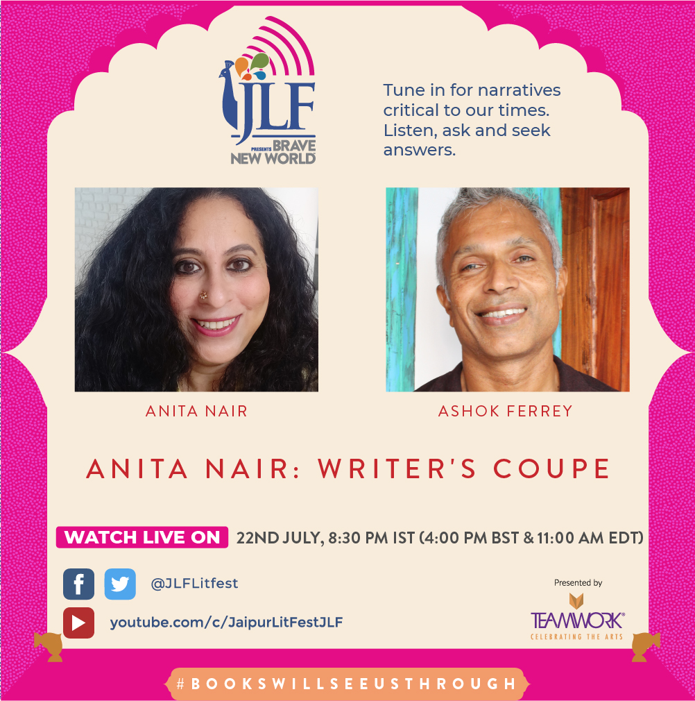 Writer's Coupé - Anita Nair in conversation with Ashok Ferrey
